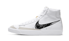 Nike Blazer Mid Sketch Black Swoosh - CW7580-101