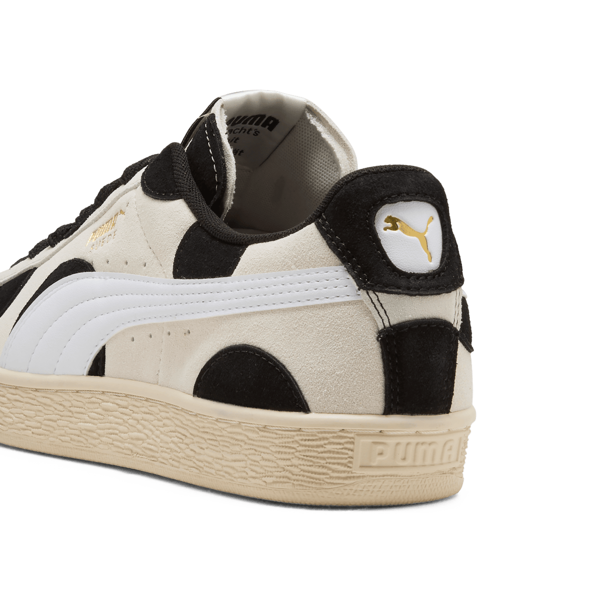 Puma Suede Printed Alpine Snow Black