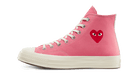 Chuck Taylor All-Star 70s Hi Comme des Garcons Play Bright Pink - 168301C