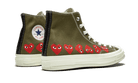 Converse Chuck Taylor All-Star 70s Hi Comme des Garcons Play Multi-Heart Green - 162973C