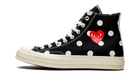 Converse Chuck Taylor All-Star 70s Hi Comme des Garcons PLAY Polka Dot Black - 157250C