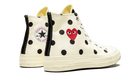 Converse Chuck Taylor All-Star 70s Hi Comme des Garçons PLAY Polka Dot White - 157251C