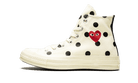 Converse Chuck Taylor All-Star 70s Hi Comme des Garçons PLAY Polka Dot White - 157251C