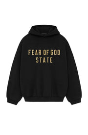 Fear of God Essentials Hoodie FW24 State Black