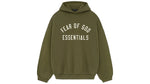 Fear of God Essentials FW24 Back to School Fleece Hoodie Military – vista 1
