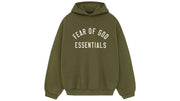 Fear of God Essentials FW24 Back to School Fleece Hoodie Military – vista 1