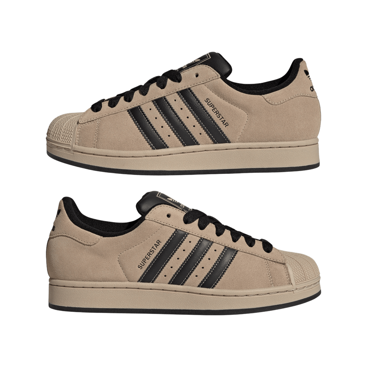 adidas Superstar II Stone Khaki Black