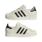 adidas Superstar II Off White Black Cracked Leather (Women's)