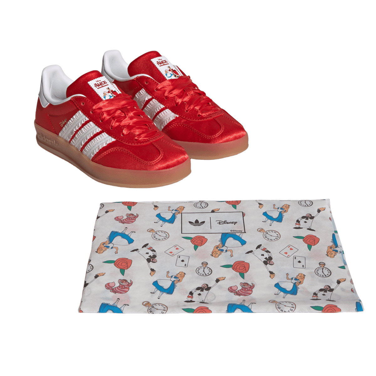 adidas Gazelle Indoor Disney Red White Gum (GS)
