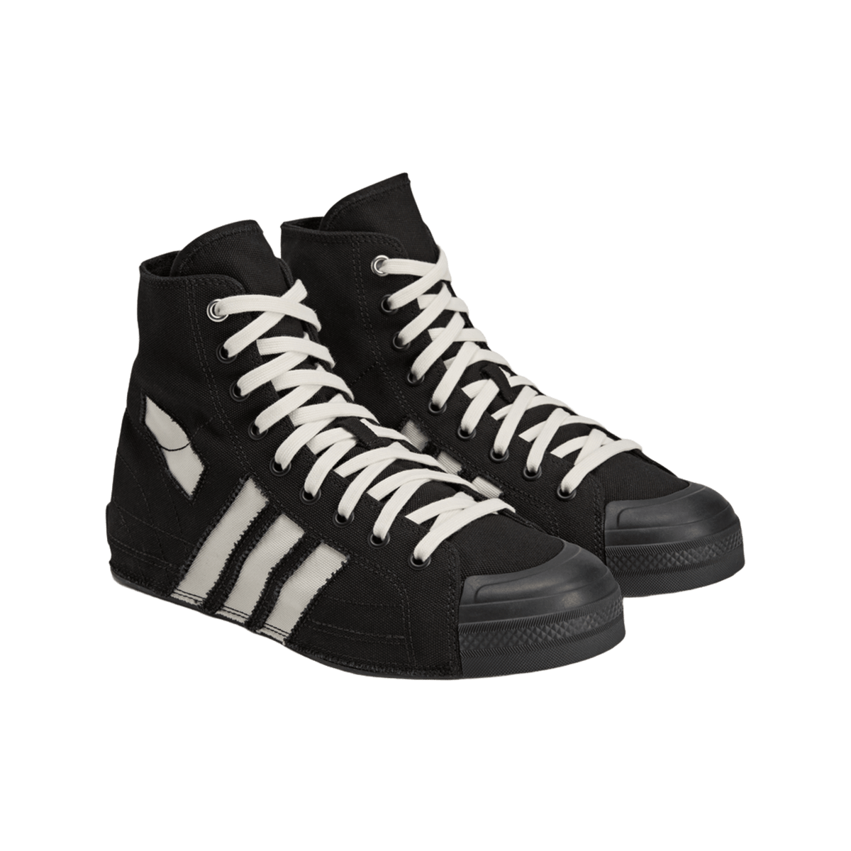 adidas Y-3 Nizza Hi Black Off White Cut Out