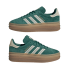 adidas Gazelle Bold Collegiate Green White Gold (Women's)
