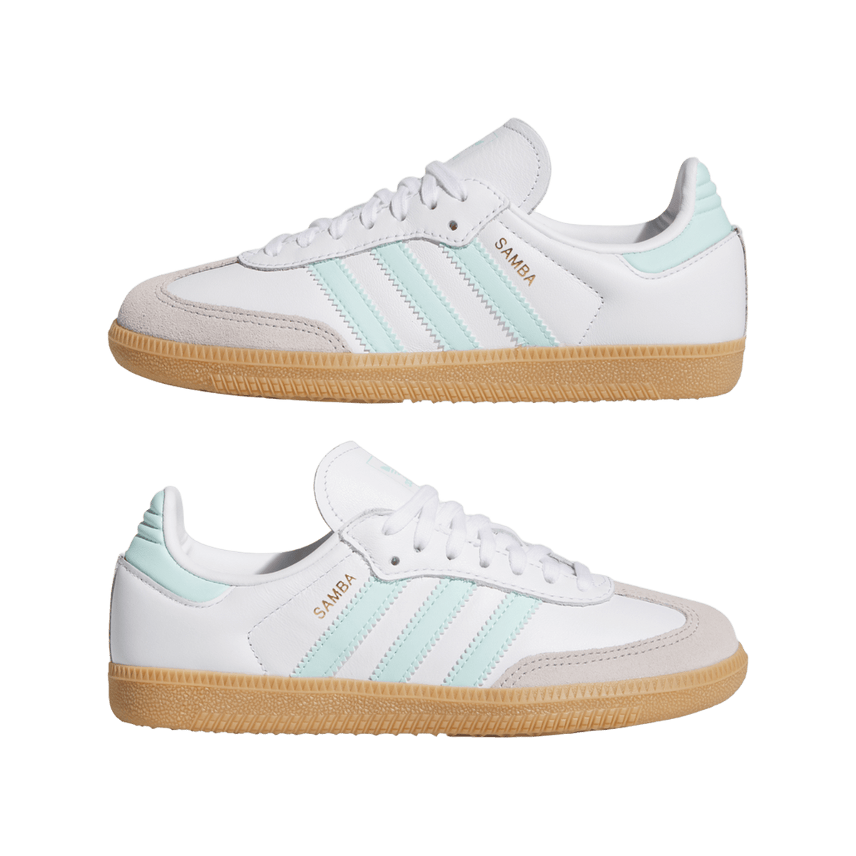 adidas Samba OG White Semi Flash Aqua (GS)