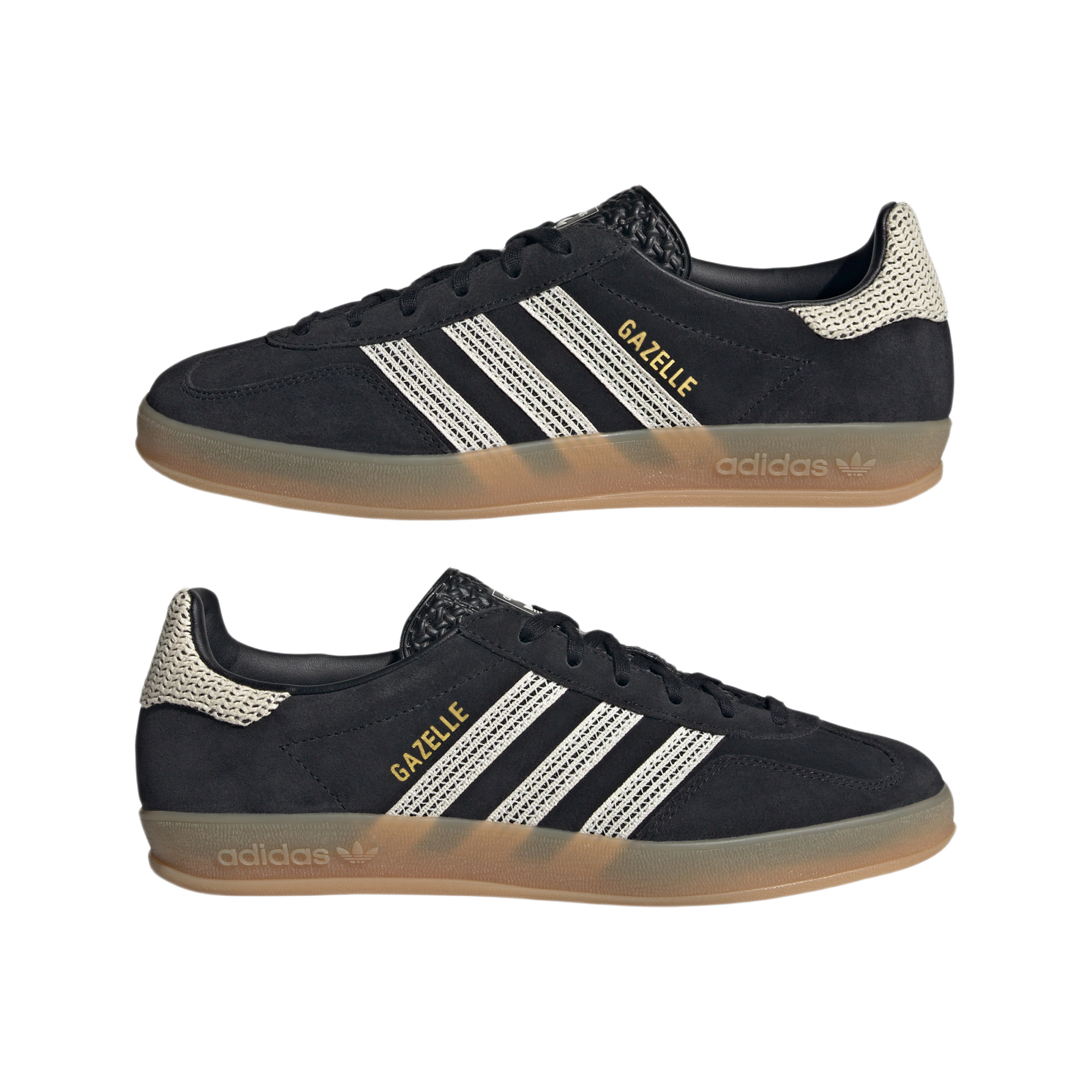 adidas Gazelle Indoor Core Black Wonder White (Women's)