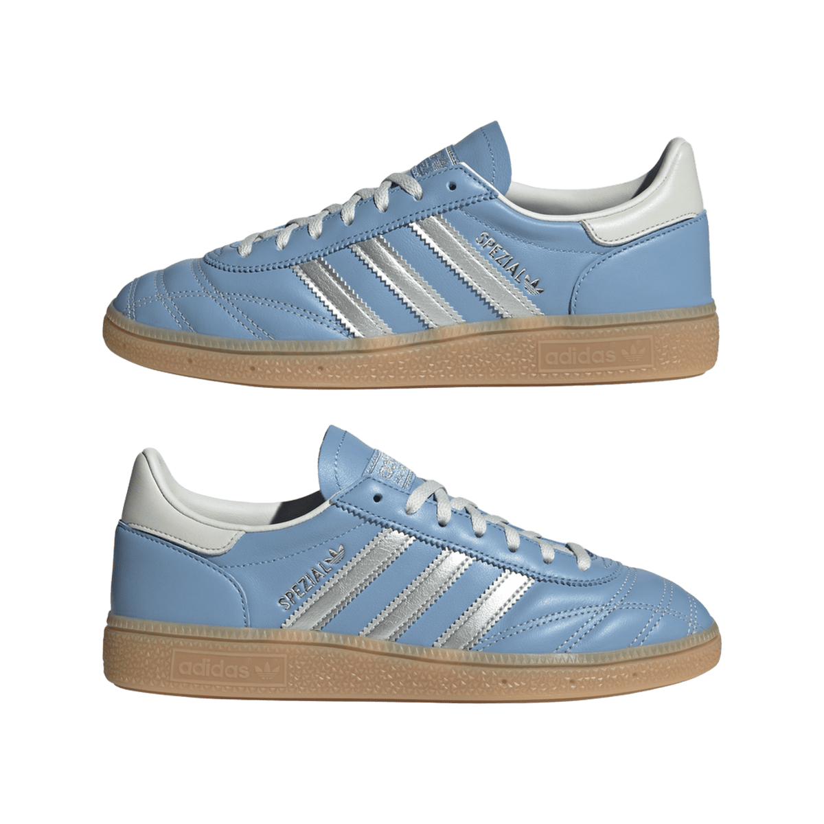 adidas Handball Spezial Quilted Stitching Ash Blue Silver (Women's)