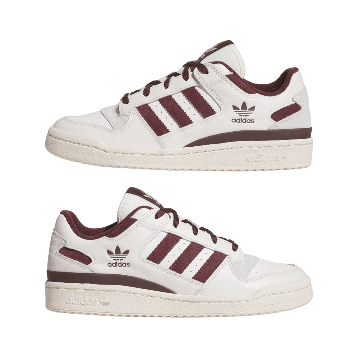 adidas Forum Low CL Cloud White Aurora Ruby Wonder White