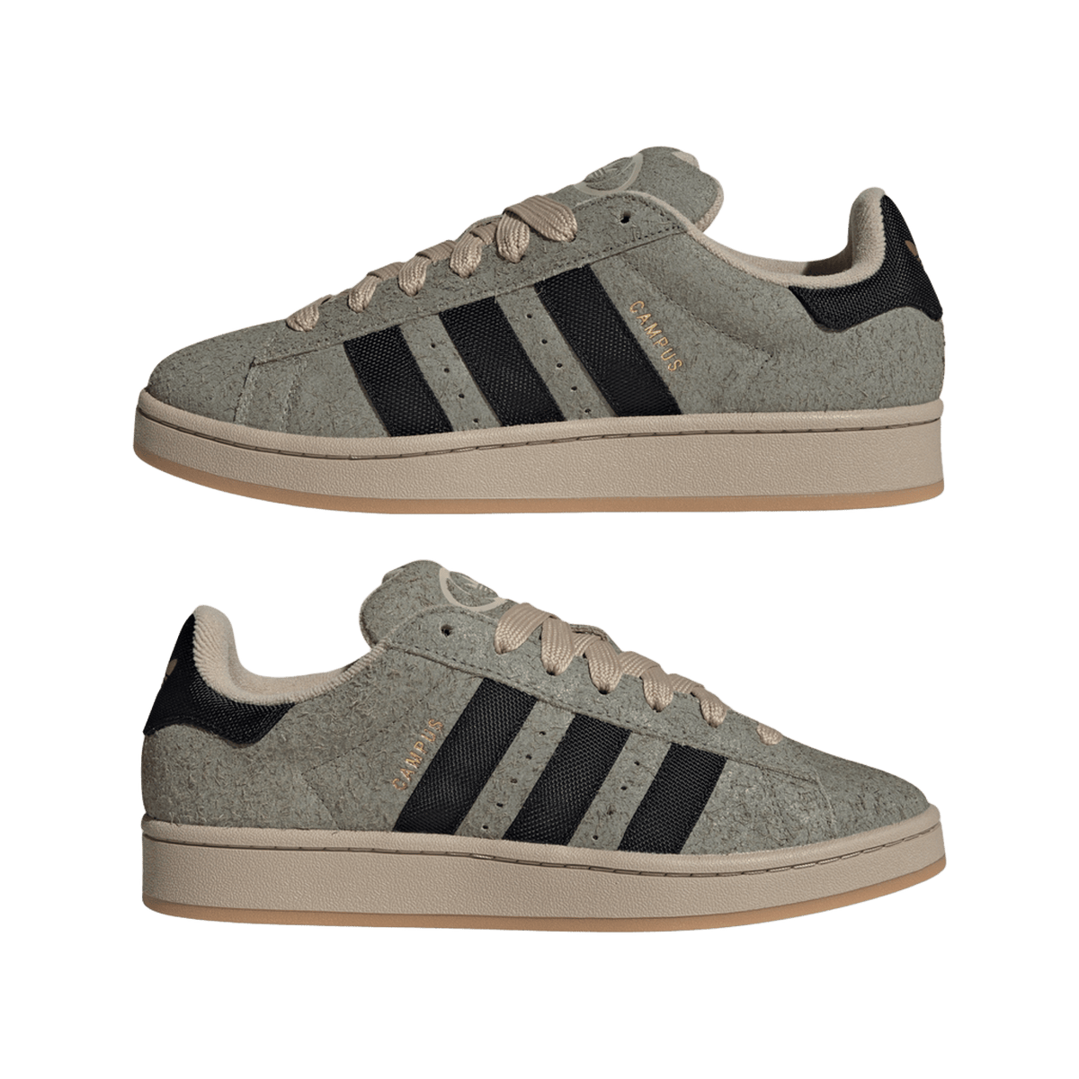 adidas Campus 00s Silver Pebble Black Stone Khaki