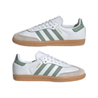 adidas Samba OG Cloud White Silver Green (GS)