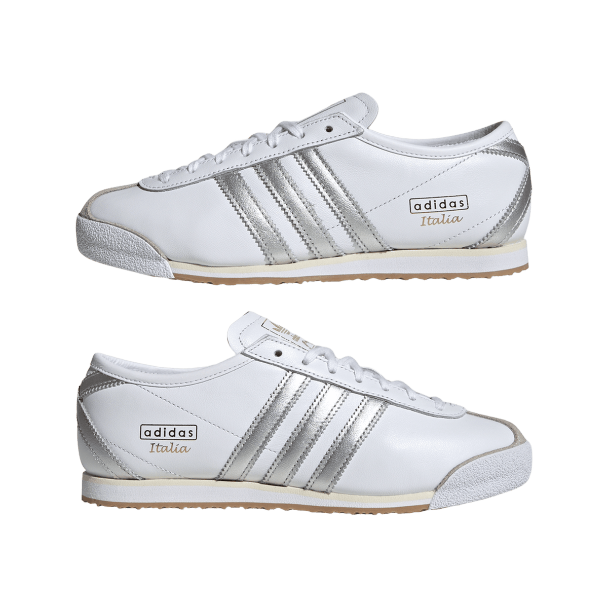 adidas Italia 70s Cloud White Silver Metallic Cream White (Women's)