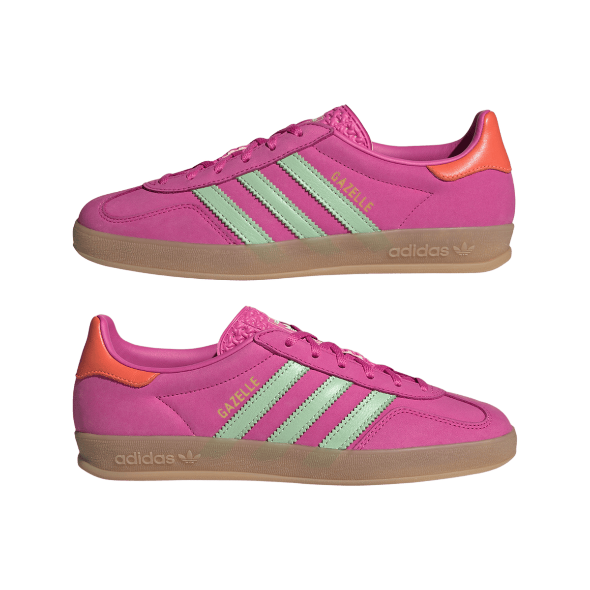 adidas Gazelle Indoor Semi Lucid Fuchsia Semi Green Spark Coral (Women's)