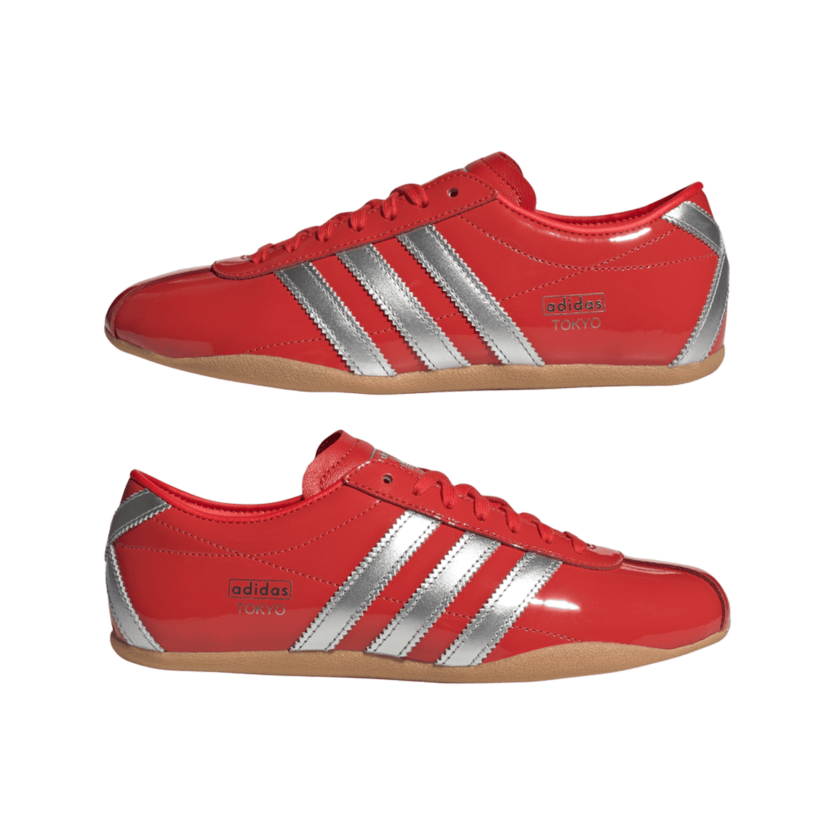 adidas Tokyo Patent Red Silver Metallic (Women's)