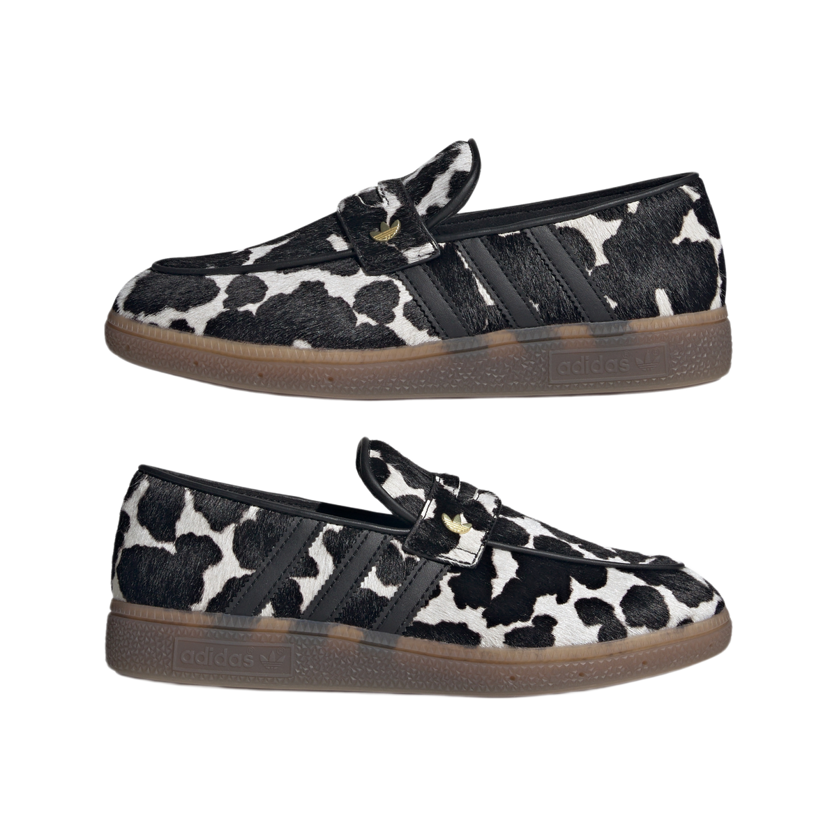adidas Handball Spezial Loafer Cow Print Black White (Women's)