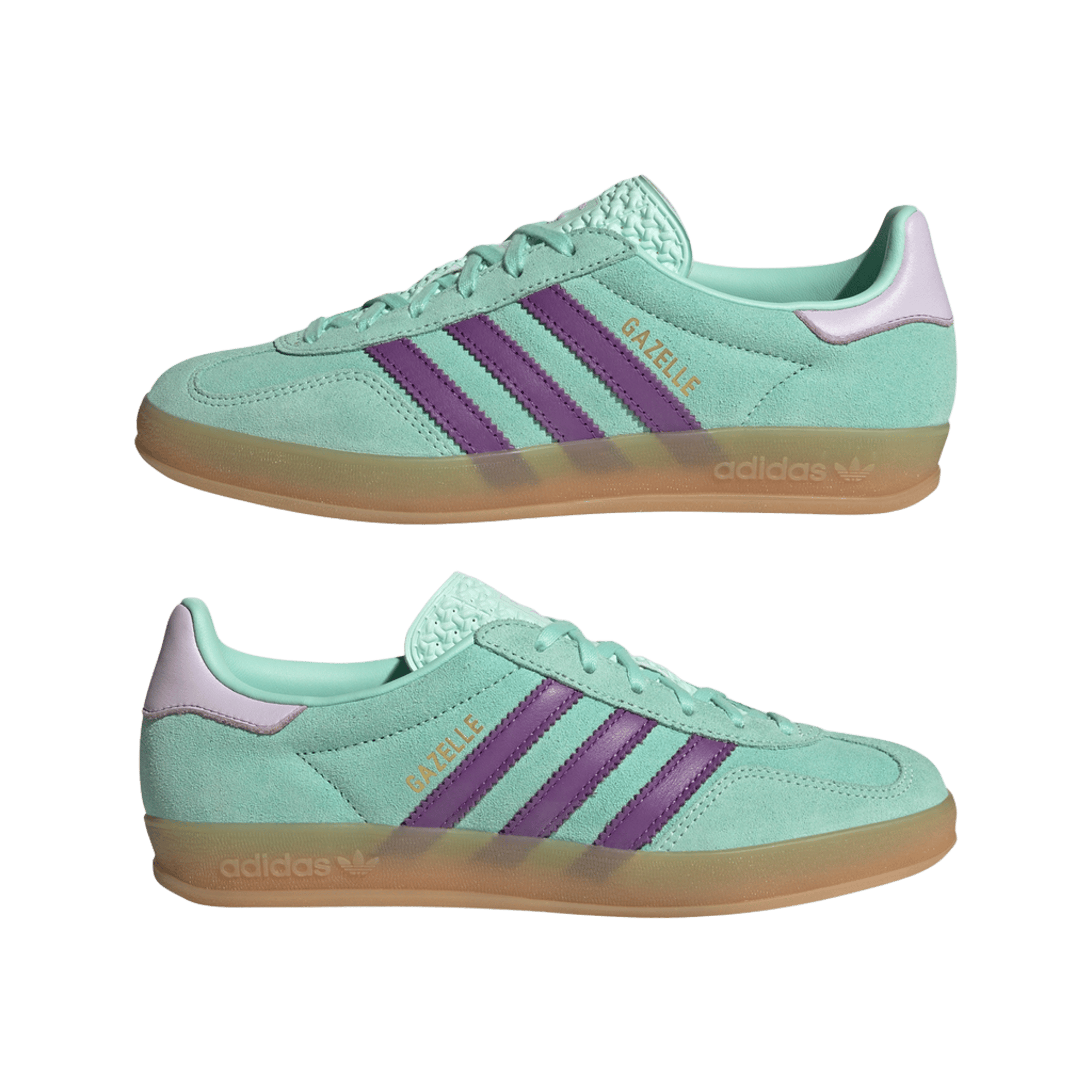 adidas Gazelle Indoor Clear Mint Active Purple (Women's)