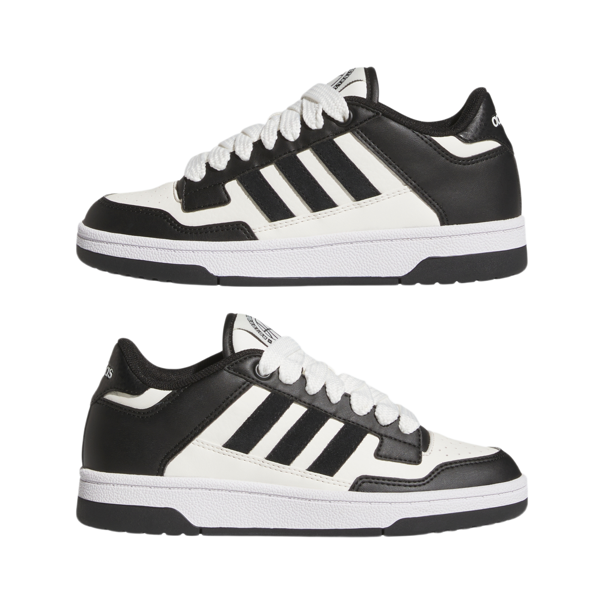 adidas Rapid Court Low Core Black Cloud White (GS)