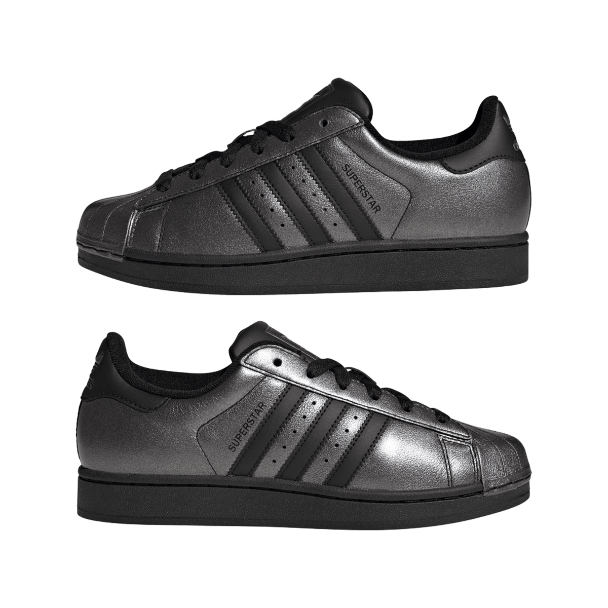 adidas Superstar II Black Iron Metallic (Women's)