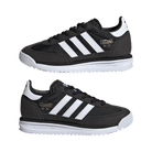adidas SL 72 RS Elastic Laces Core Black Cloud White Blue (PS)