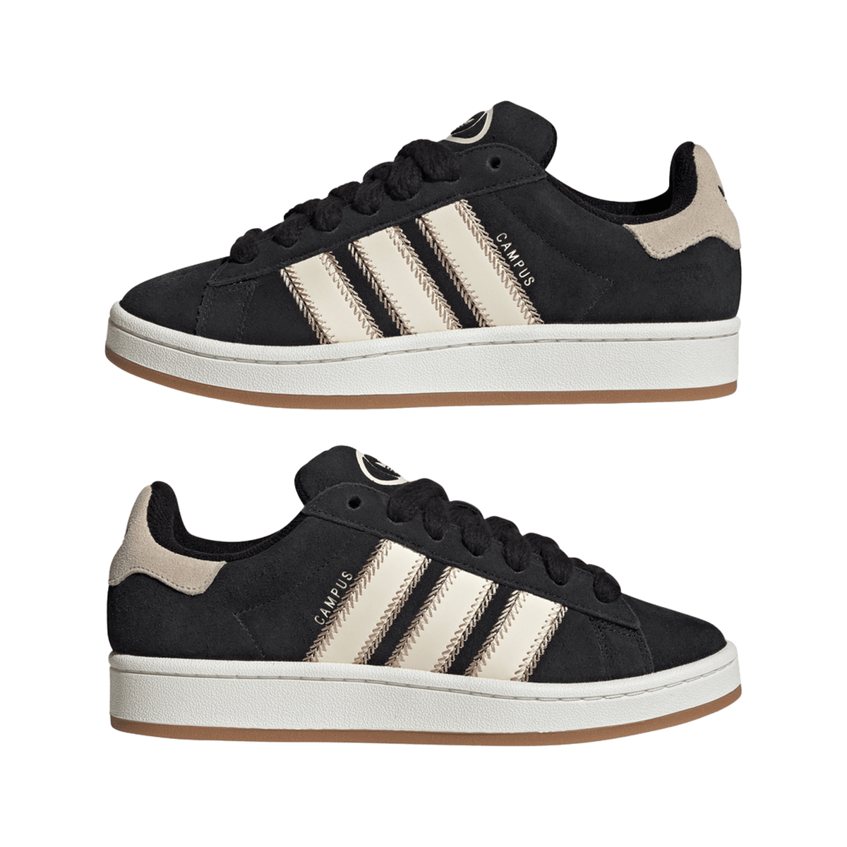 adidas Campus 00s Camp Core Black Cream White Magic Beige (Women's)