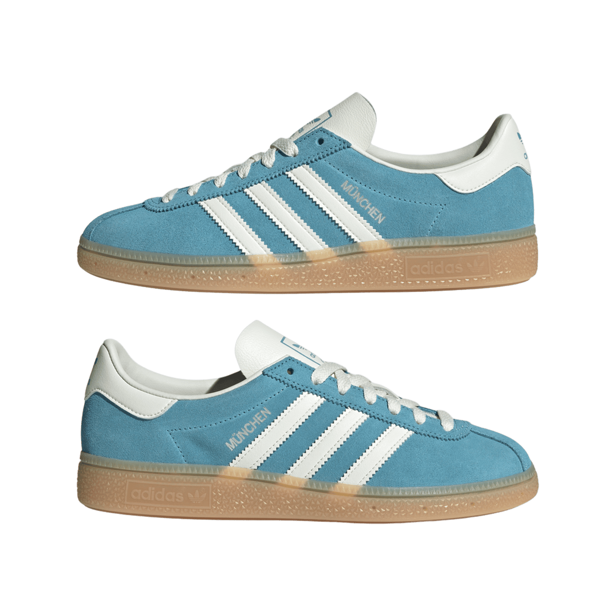 adidas Muenchen Preloved Blue Off White Silver Metallic (Women's)