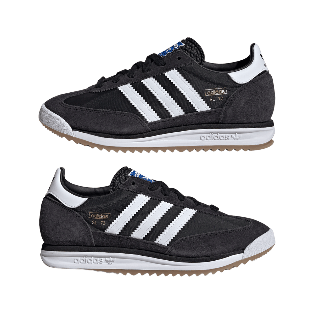 adidas SL 72 RS Core Black Cloud White Blue (GS)