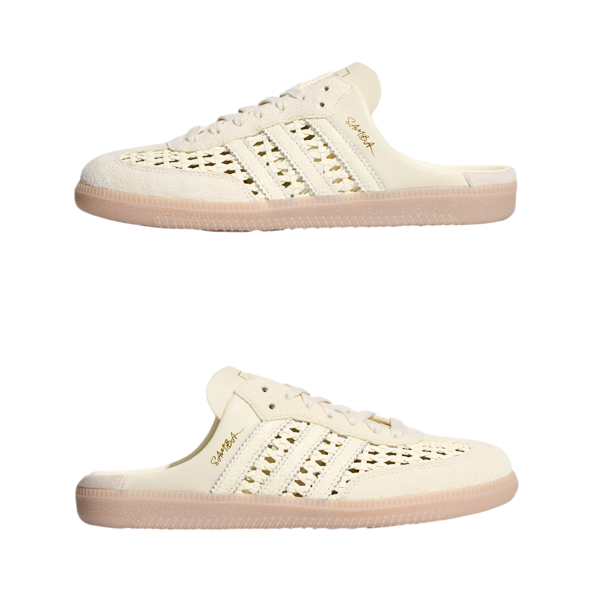adidas Samba Mule Woven Basketweave Cream White (Women's)