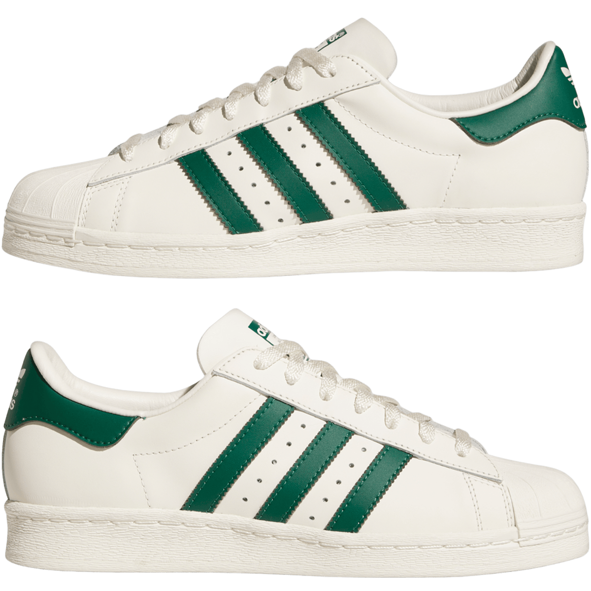 adidas Superstar 82 White Dark Green