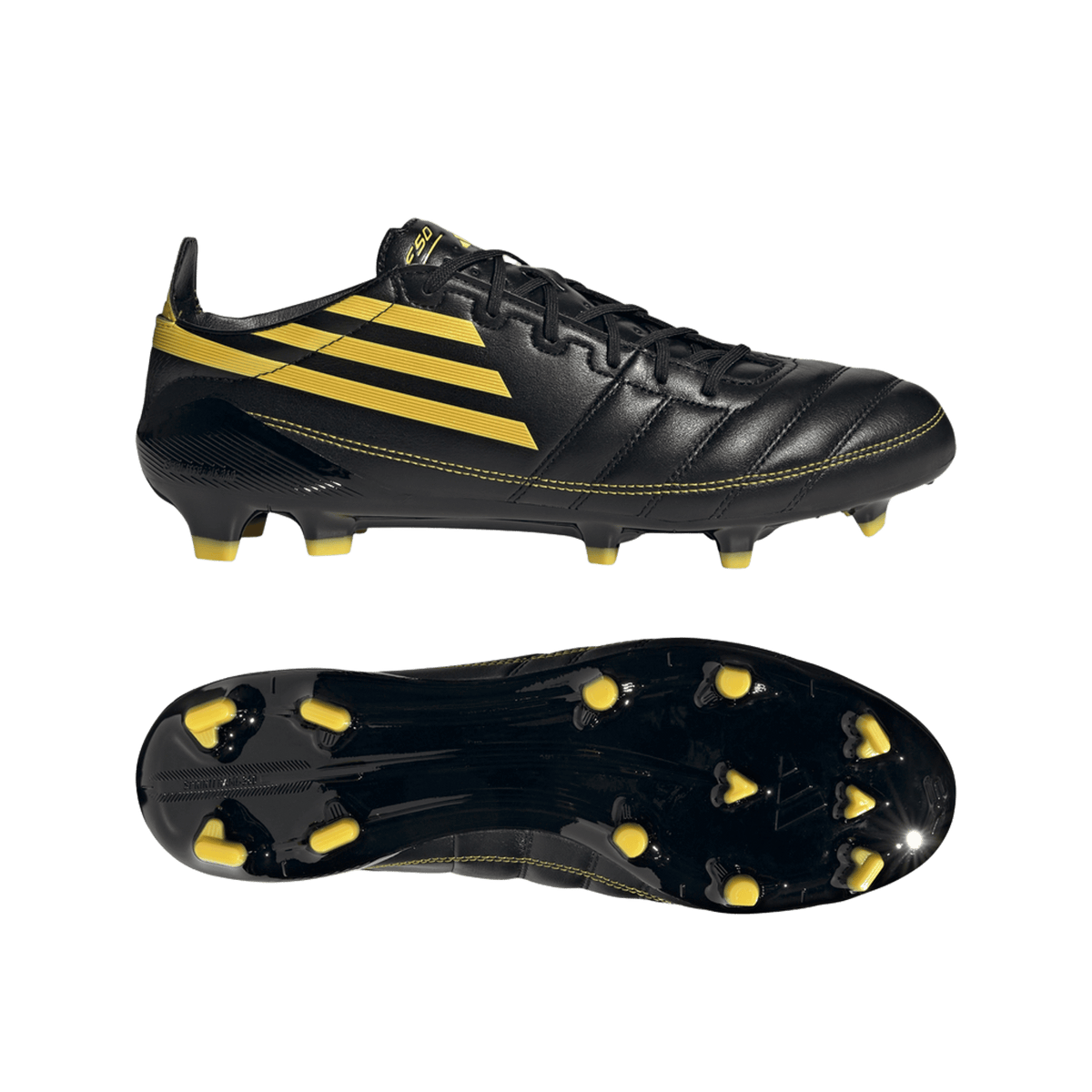 adidas F50 Elite Leather 2010 FG Remake Pack Black Yellow