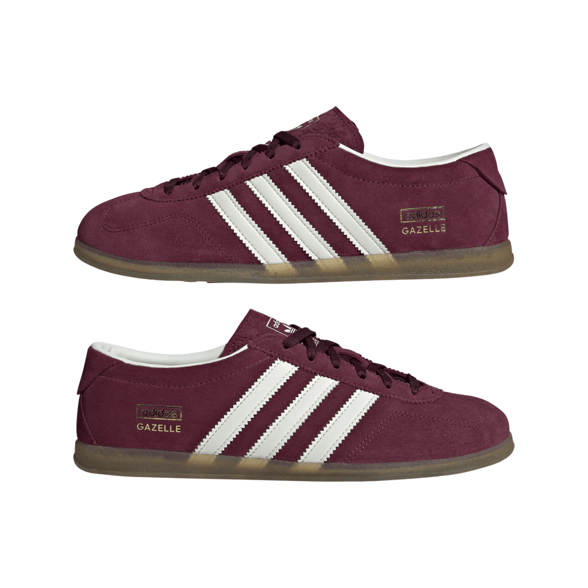 adidas Gazelle Lo Pro Maroon White (Women's)