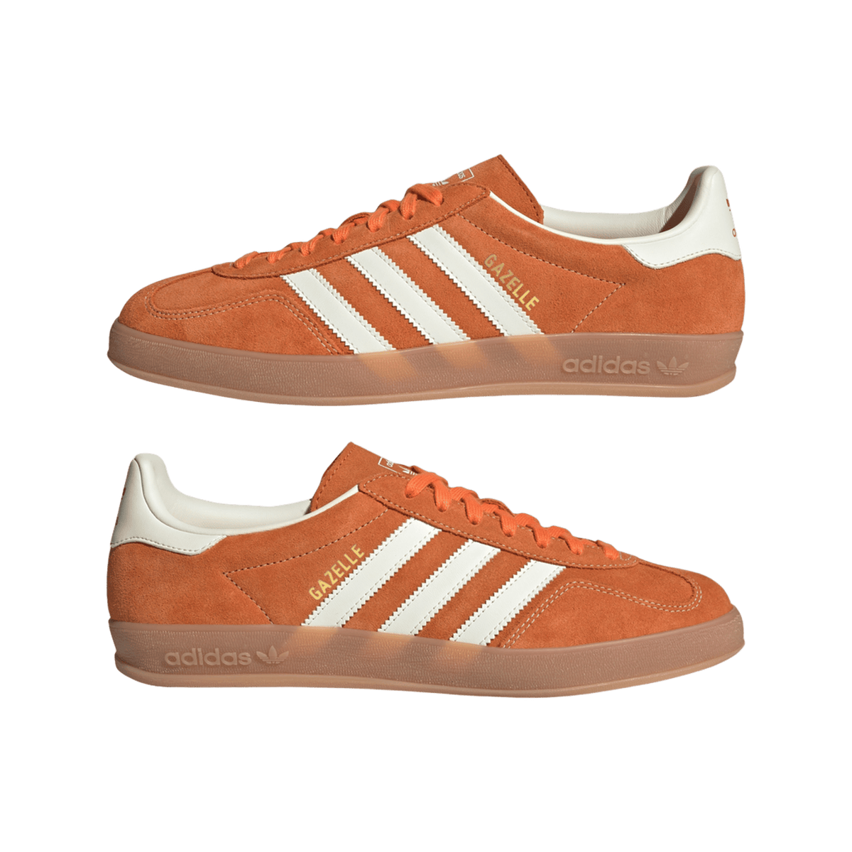 adidas Gazelle Indoor Orange Off White Gold Metallic