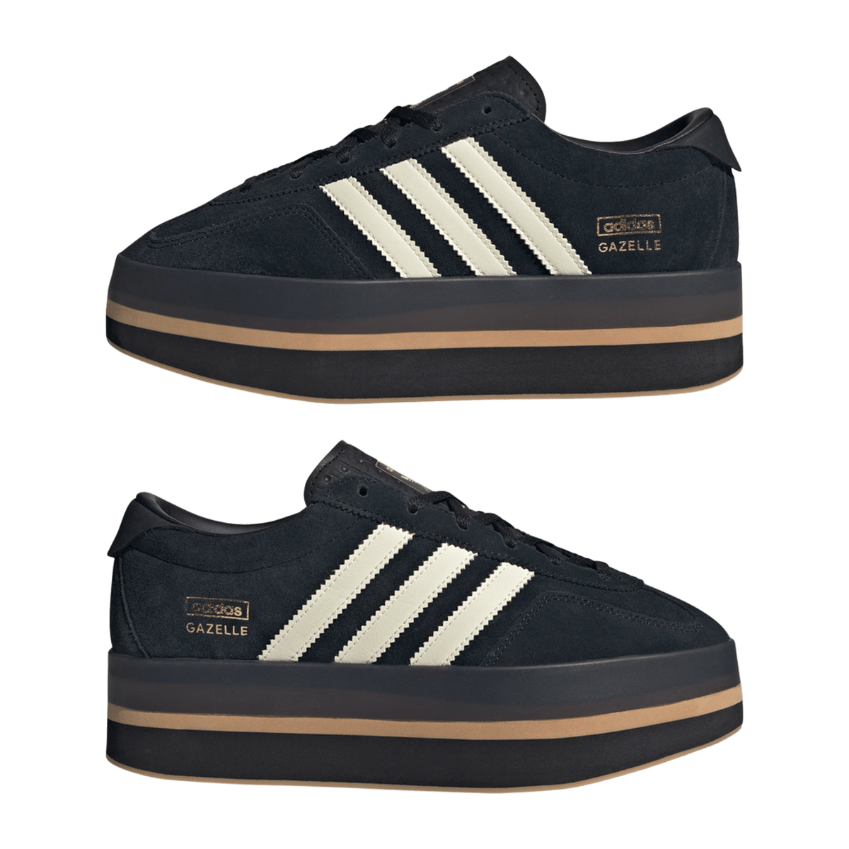 adidas Gazelle Stack Black Cream White (Women's)