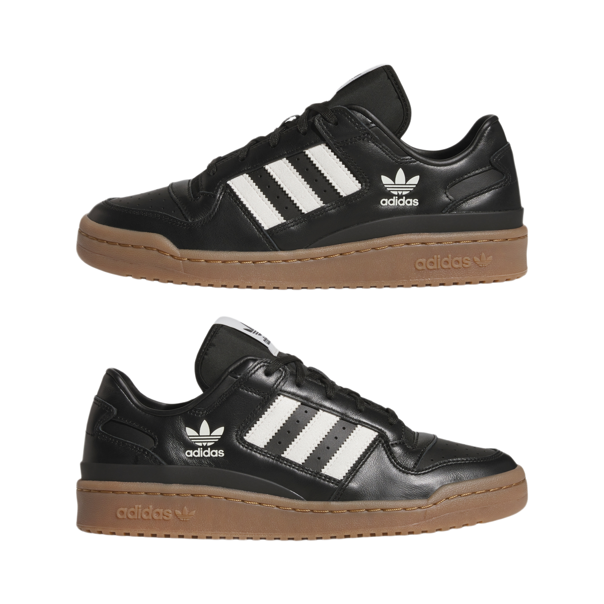 adidas Forum Low Core Black White Gum