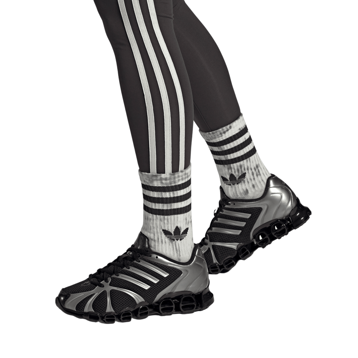 adidas Mega Ghostride Core Black Iron Metallic (Women's)