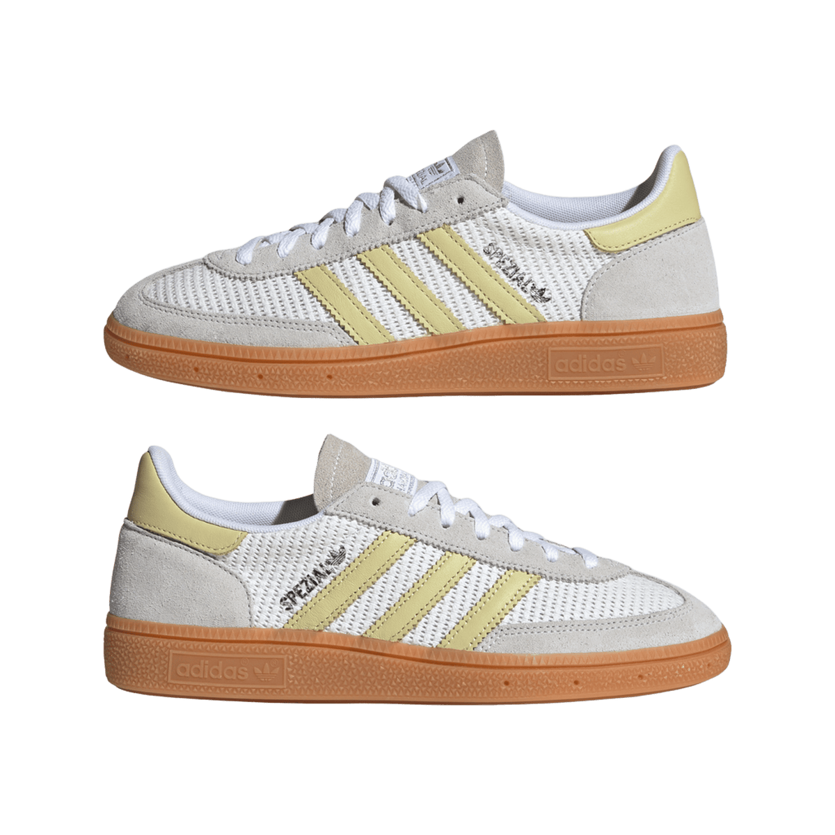 adidas Handball Spezial White Powder Yellow (Women's)