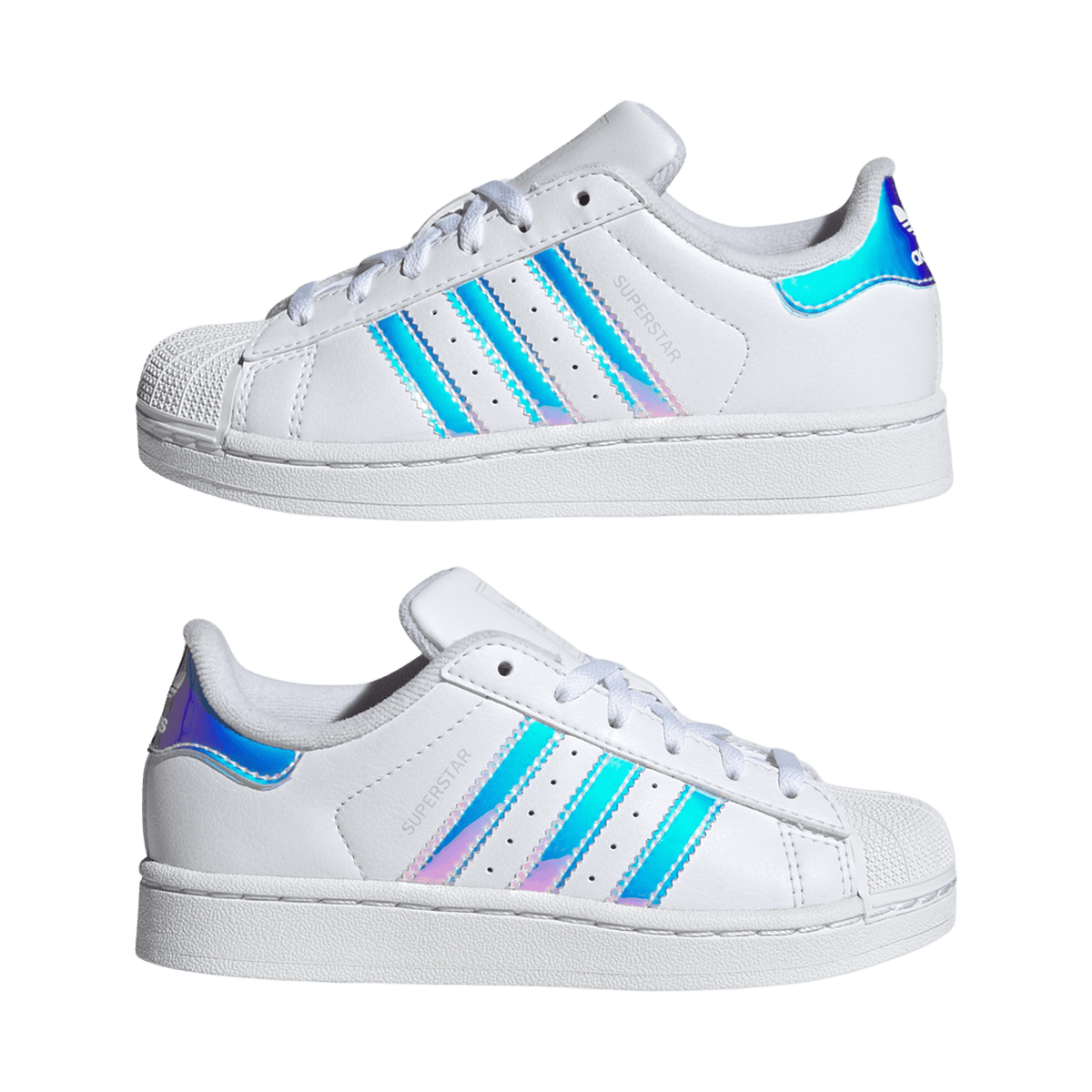 adidas Superstar II White Iridescent Stripes (PS)