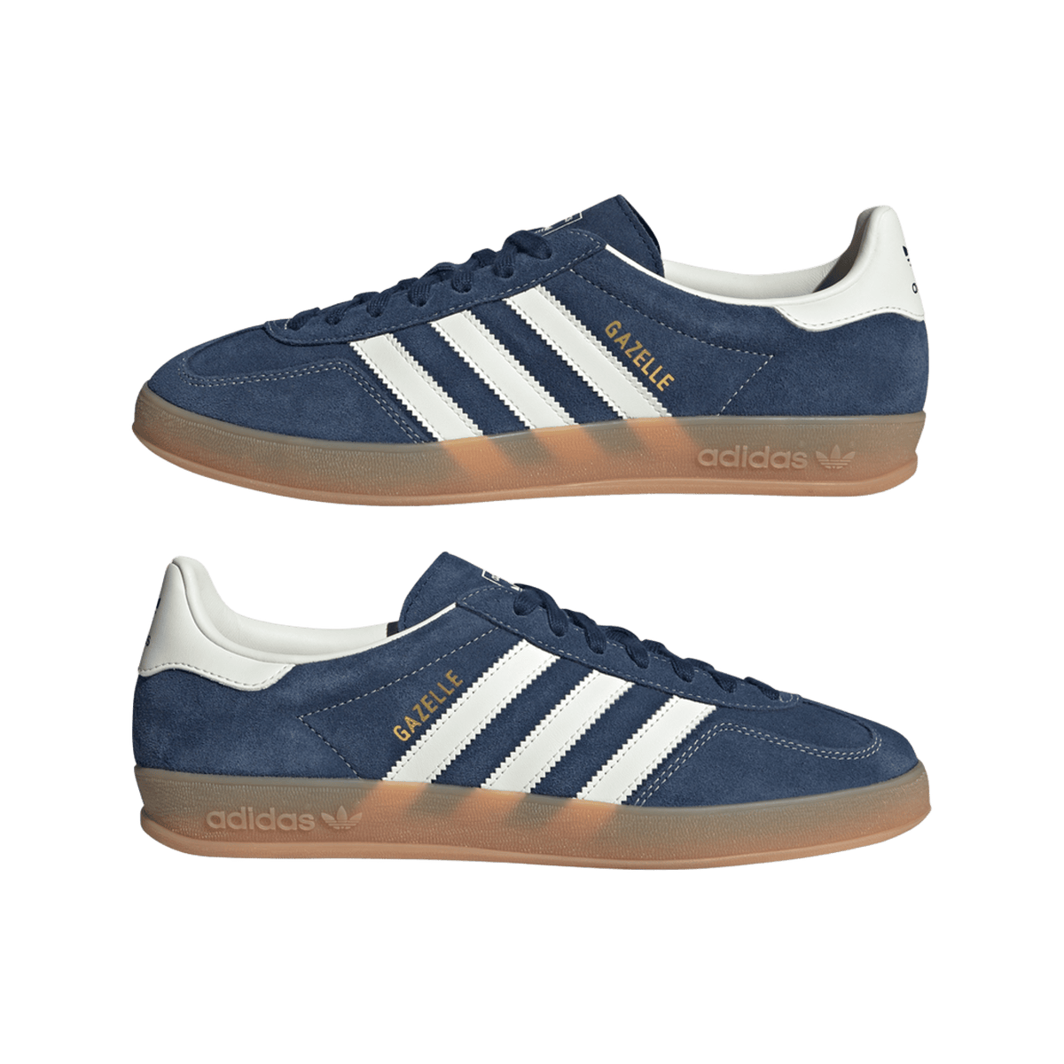 adidas Gazelle Indoor Night Indigo Off White Gold Metallic