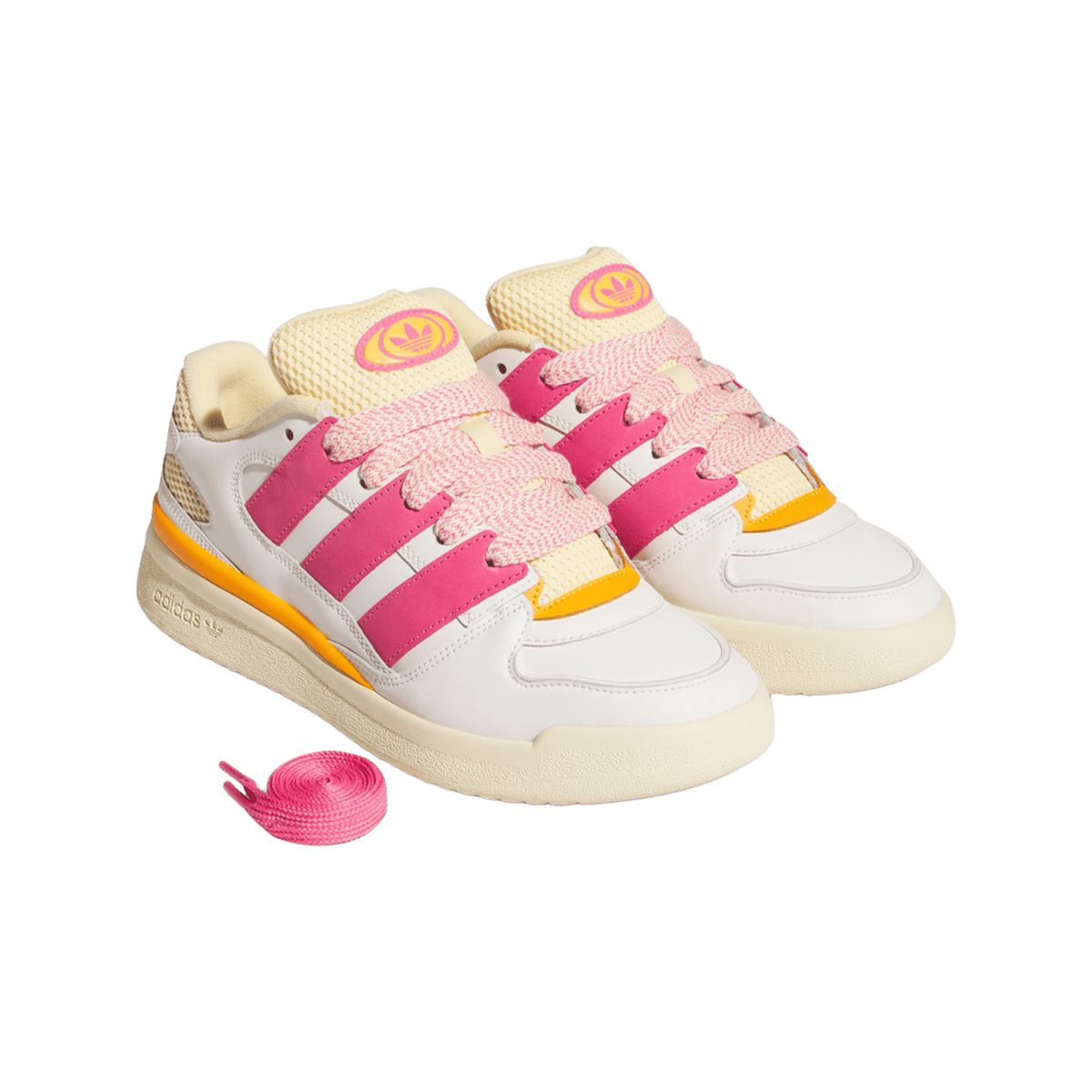 adidas Forum2000 Off White Pink Fusion Orange Tint (Women's)