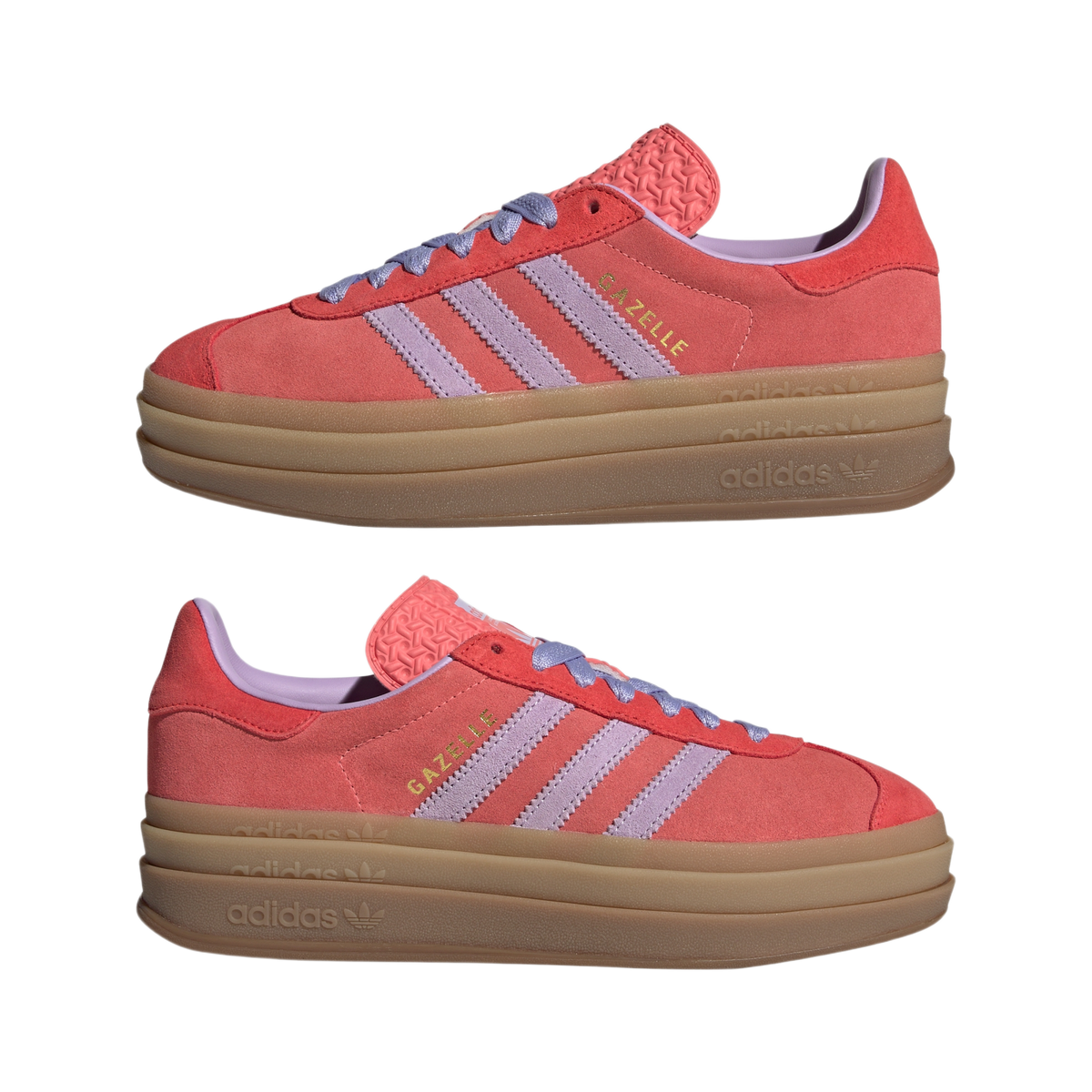 adidas Gazelle Bold Semi Flash Red Powder Plum (Women's)