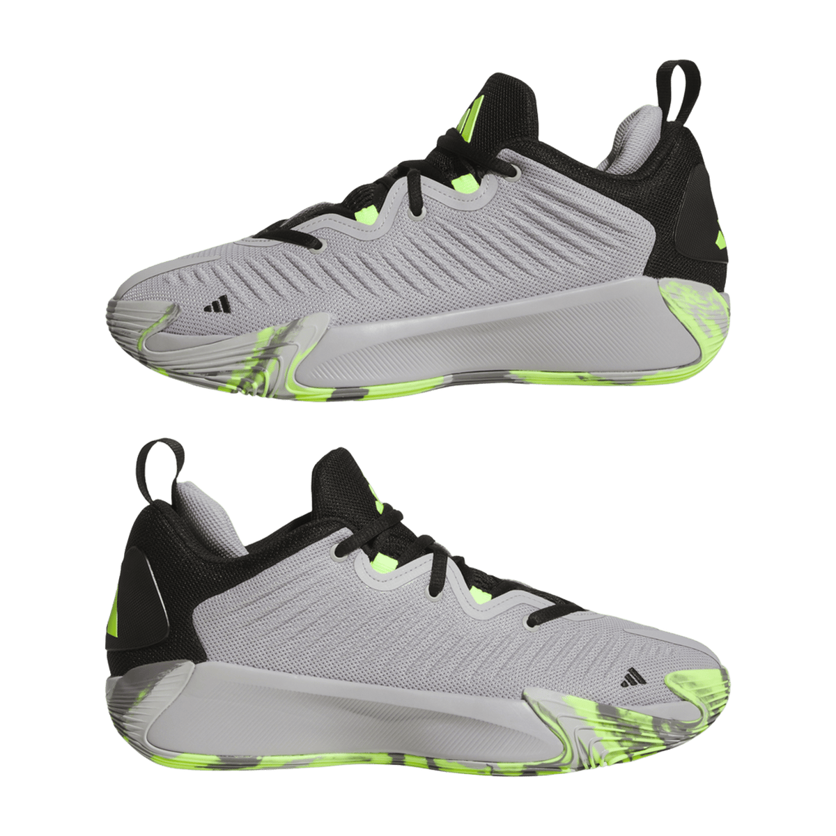 adidas Initiation Grey Two Core Black Lucid Lemon