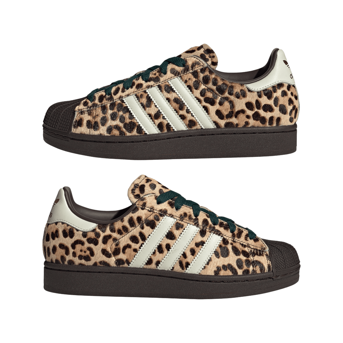 adidas Superstar II Leopard Dark Brown Ivory (Women's)