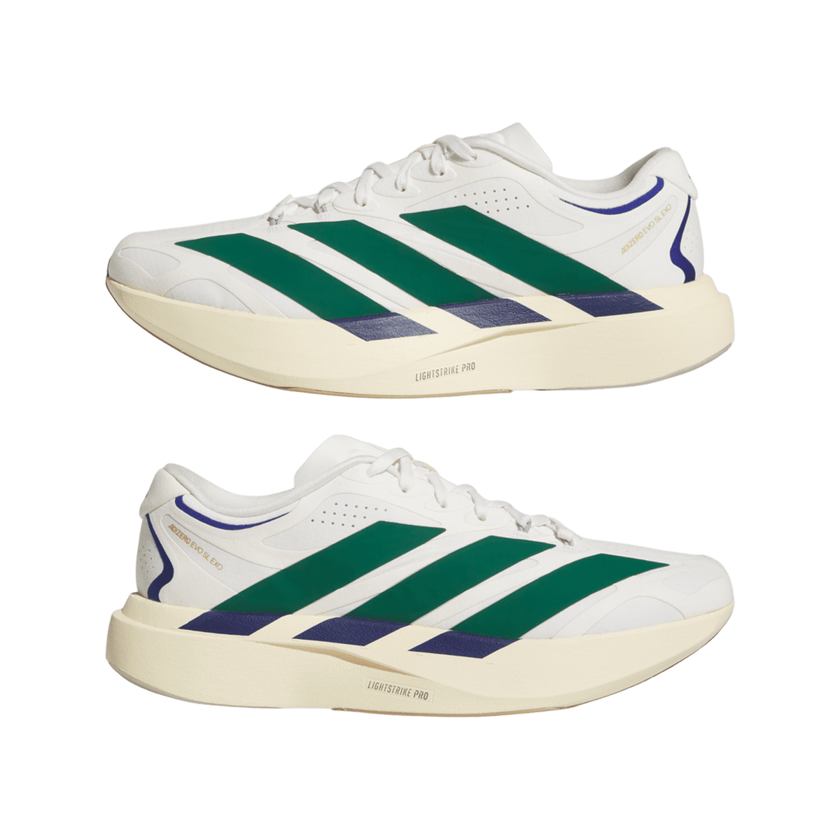 adidas Adizero Evo SL EXO Suede White Collegiate Green Cream