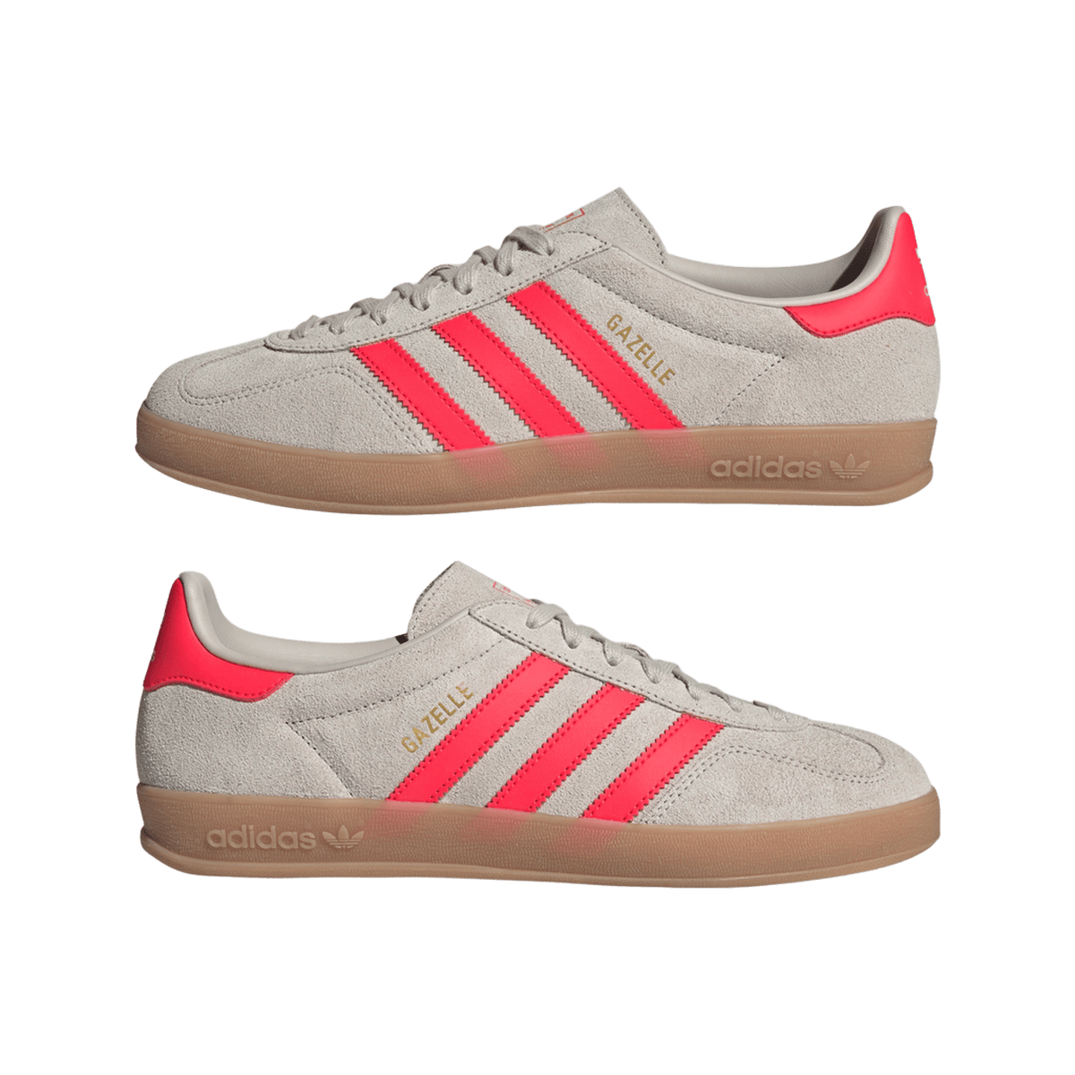 adidas Gazelle Indoor Beige Lucid Red