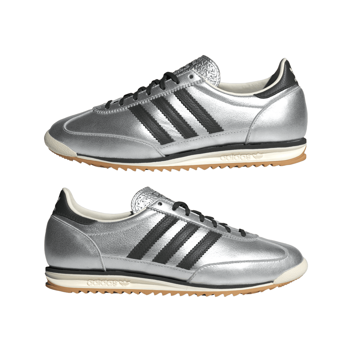 adidas SL 72 OG Silver Metallic Black Gum (Women's)